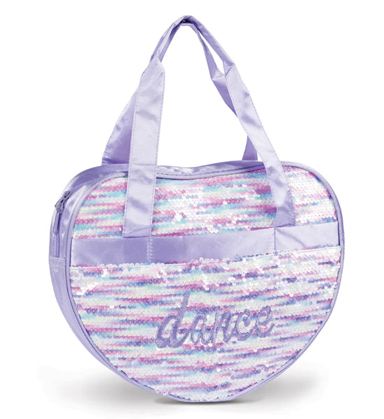 Danz N Motion - B24510 Shimmering Heart Sequin Tote